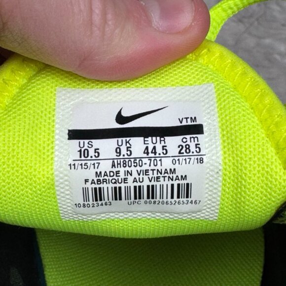 Nike Air Max 270 Volt Neon Yellow Green Men's Running Shoes Size 10.5 US - Picture 9 of 9